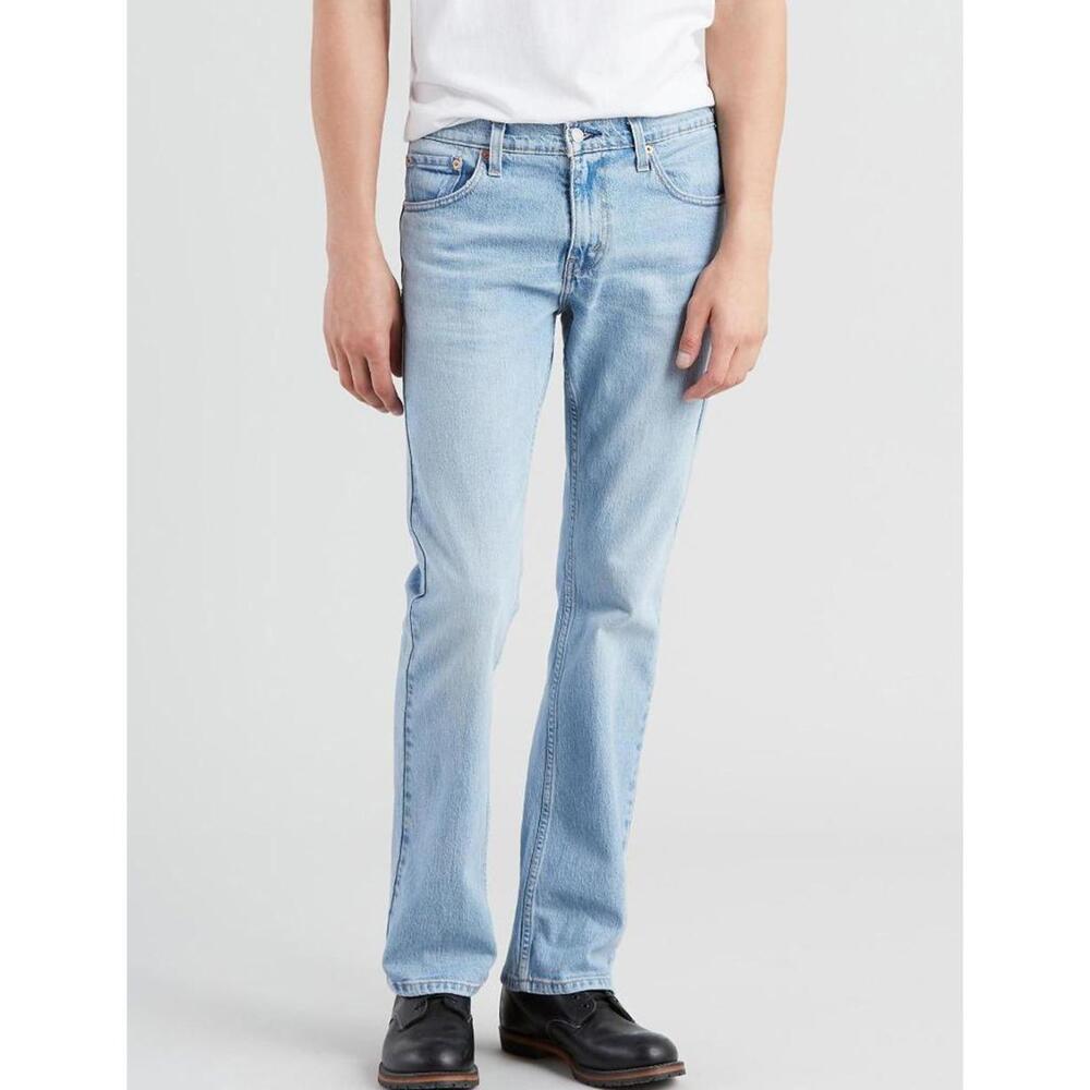 NEW MENS LEVIS 527 BLUE JEANS BOOTCUT LEG SLIM THIGH SIZE 40 X 30 055270569